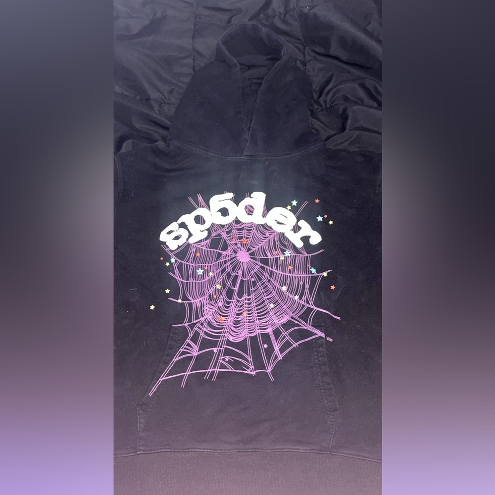 spider hoodie worn it once
